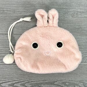 Jellycat Kutie Pops Bunny Rabbit 8" Zipper Pouch Bag Pastel Light Blush Pink